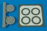 Su-15 Flagon wheels & paint masks 1:72 Su-15 Flagon wheels & paint masks 1:72