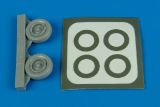 A-1H Skyraider wheels (U.S.A.F.) 1:72