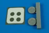 Bf 109G-10/K wheels 1:72 Bf 109G-10/K wheels 1:72
