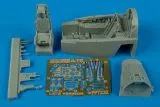 A-7E Corsair II cockpit set (late v.) for Hobby Boss 1:72