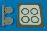 A-4 Skyhawk wheels & paint masks - (early version) 1:72