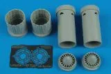F-4E, F, G, J,S Phantom II exhaust nozzles for Fujimi 1:72 F-4E, F, G, J,S Phantom II exhaust nozzles for Fujimi 1:72