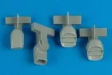 Harrier GR.5/7 exhaust nozzles für Hasegawa 1:72