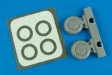 P-40B wheels & paint mask 1:72