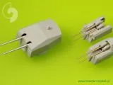 Bismarck - secondary and heavy AA armam barrels 1:200