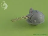 Russia/USSR 130 mm/70 (5.1in) AK-130 barrles 1:700 Russia/USSR 130 mm/70 (5.1in) AK-130 barrles 1:700