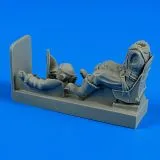 Royal Air Force Spitfire pilot with seat 1:32