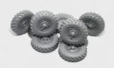 URAL-4320 Wheel Set (OI-25) Omskshina 1:35