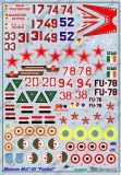 MiG-25 Foxbat family decals 1:72