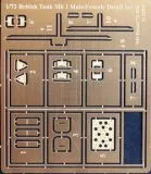 British Tank Mk I Male/Female für Master Box 1:72 British Tank Mk I Male/Female für Master Box 1:72