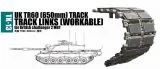 Challenger 2 Worktable Track links 1:35