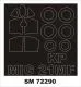 MiG-21MF mask for KP 1:72