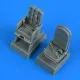 Ju 52 Seats with safety belts 1:48