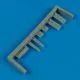 P-40 Warhawk undercarriage covers 1:72