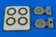 F6F Hellcat wheels (type B) & paint masks 1:72