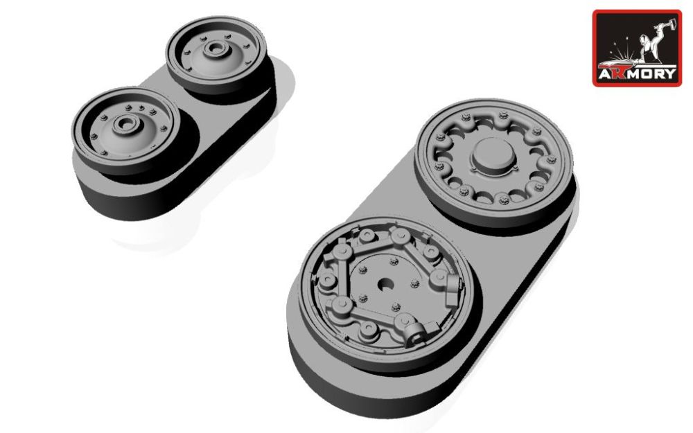 F-5E/F Tiger-II wheels 1:48