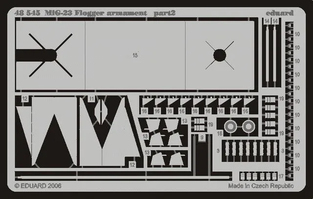 MiG-23 Flogger armament 1:48