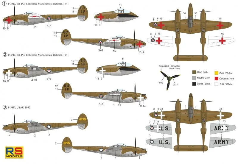 P-38D Lightning 1:72