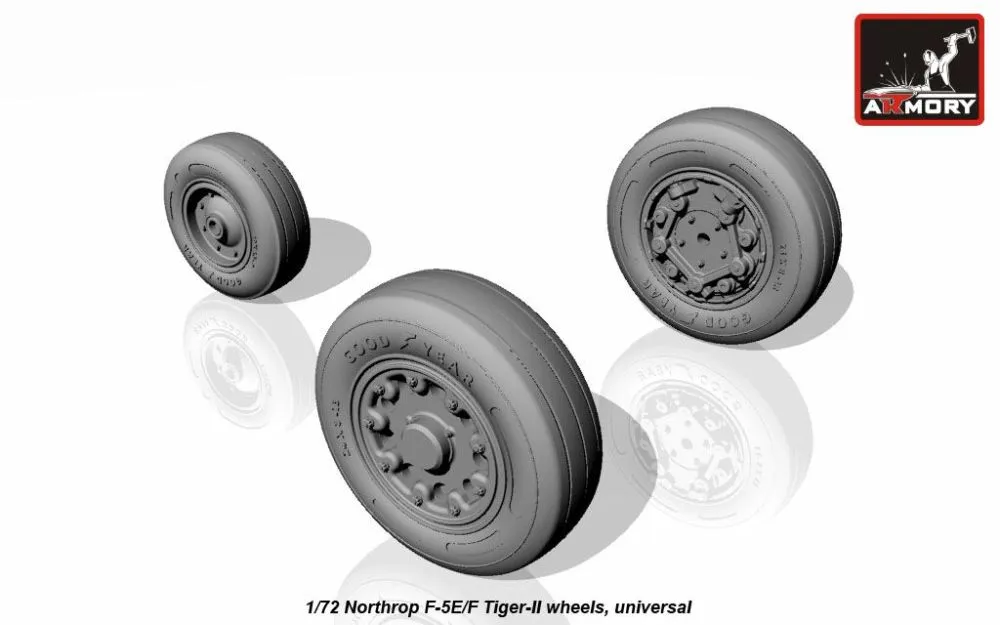 F-5E/F Tiger-II wheels 1:72