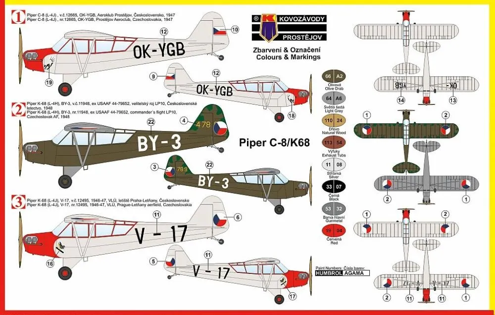 Piper K-68/C-8 1:72