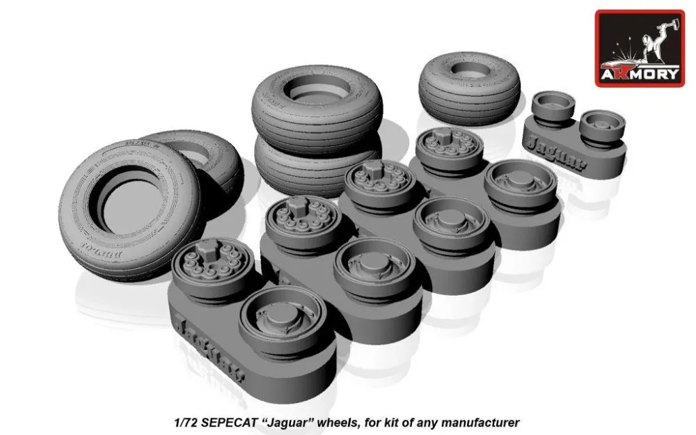 SEPECAT Jaguar wheels 1:48