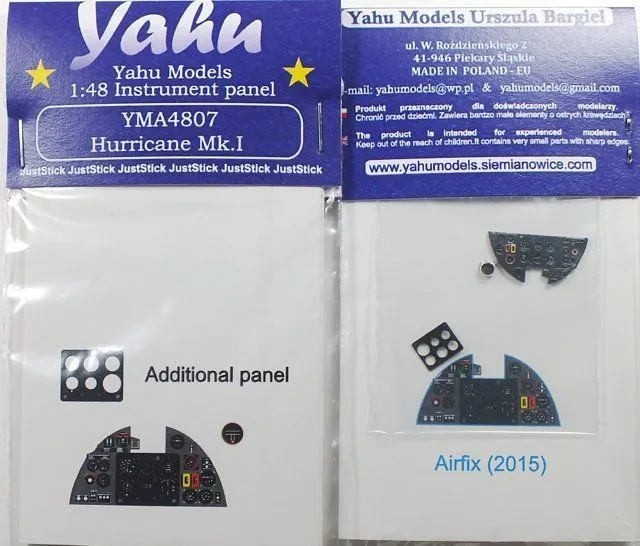Hurricane Mk.I - Instument panel 1:48