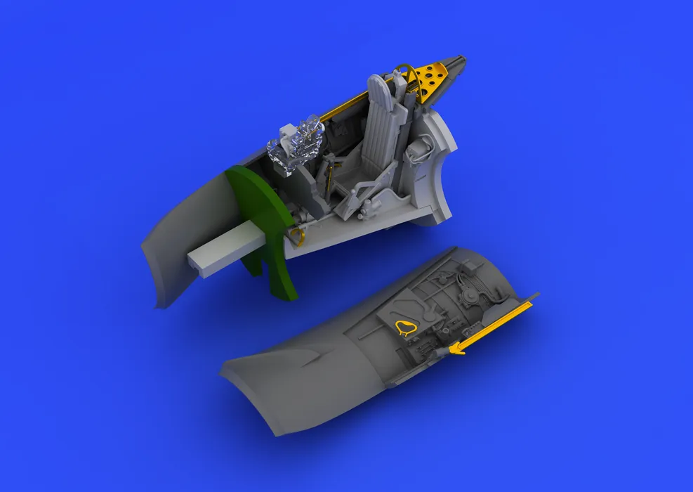 MiG-15bis cockpit for Eduard 1:72