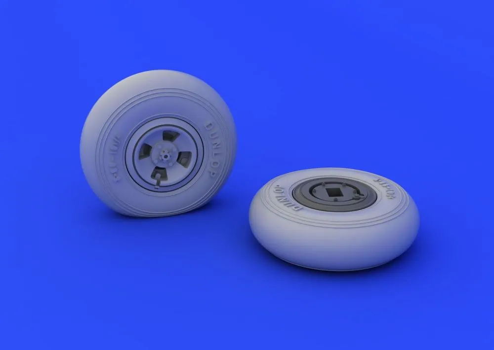 Hurricane Mk. I wheels for Airfix 1:48