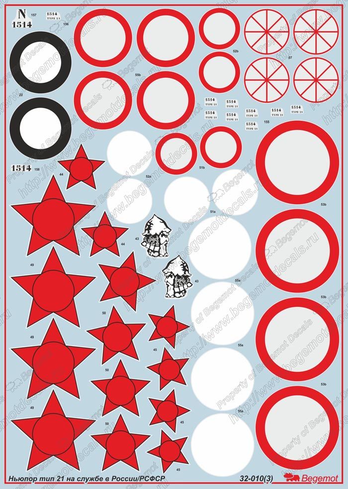 Nieuport type 21 in Russain service 1:32