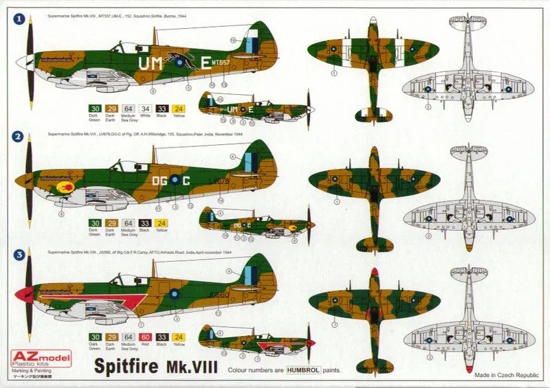 Supermarine Spitfire Mk.VIII RAF 1:72