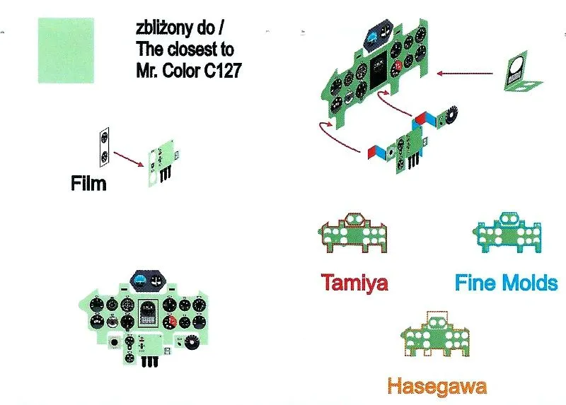A6M5 (Nakajima Green) 1:72