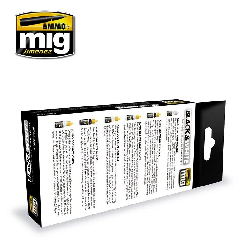 Black & White Technique set