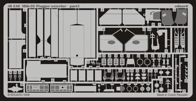 MiG-23 Flogger exterior for Italeri 1:48