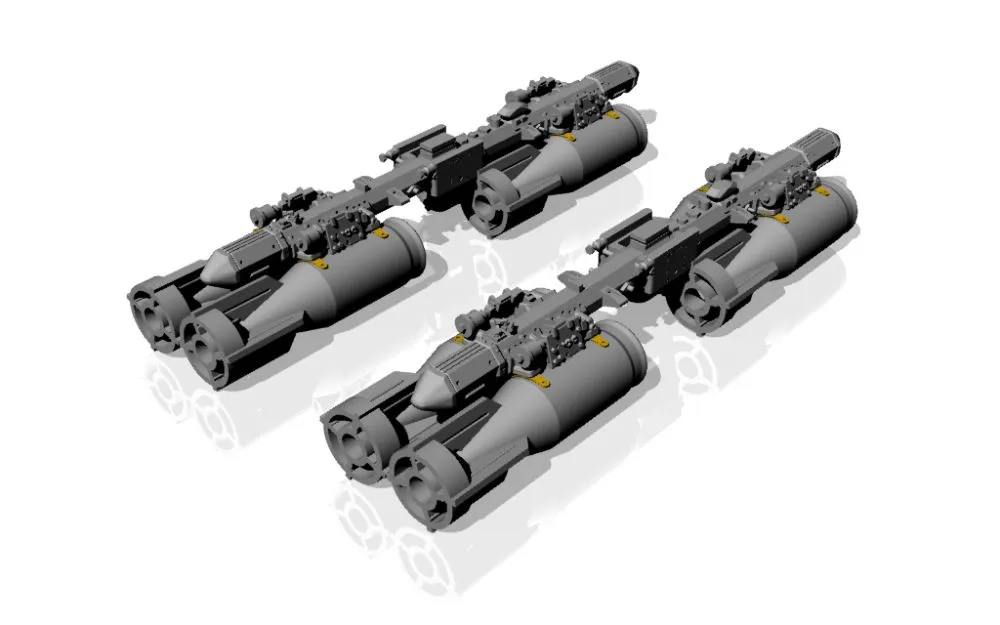 ZBD-4UT w/ 4x OFAB-100-120 bombs 1:48