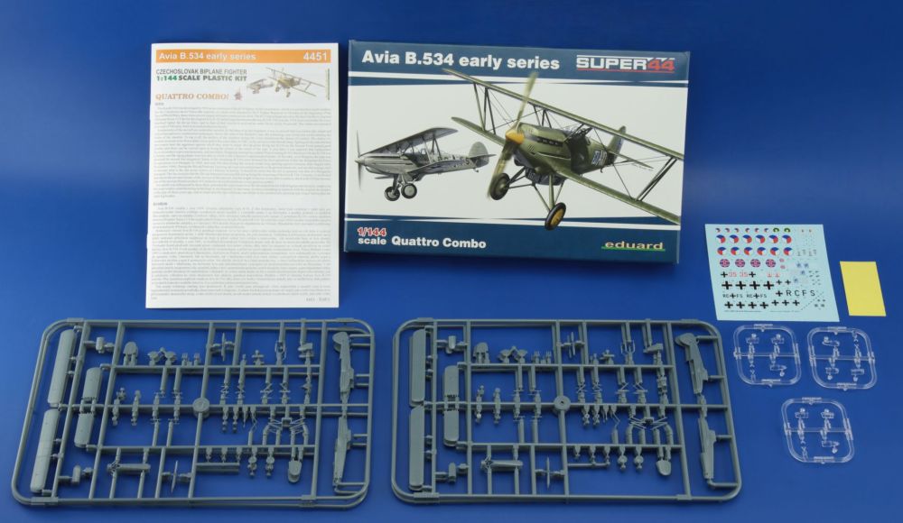 Avia B.534 early series QUATTRO COMBO 1:144