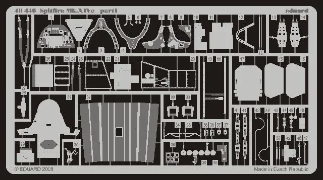 Spitfire Mk. XIVc P.E. for Academy 1:48