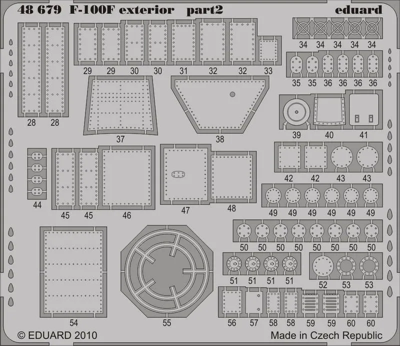F-100F exterior for Trumpeter 1:48