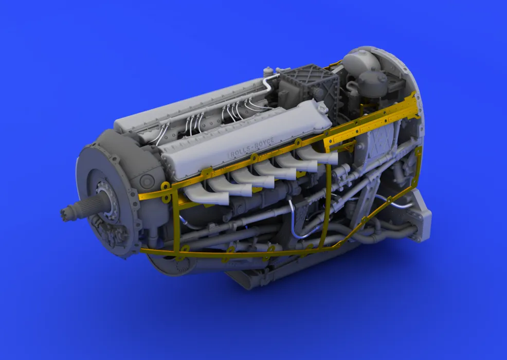 Spitfire Mk. IX engine für Eduard 1:48