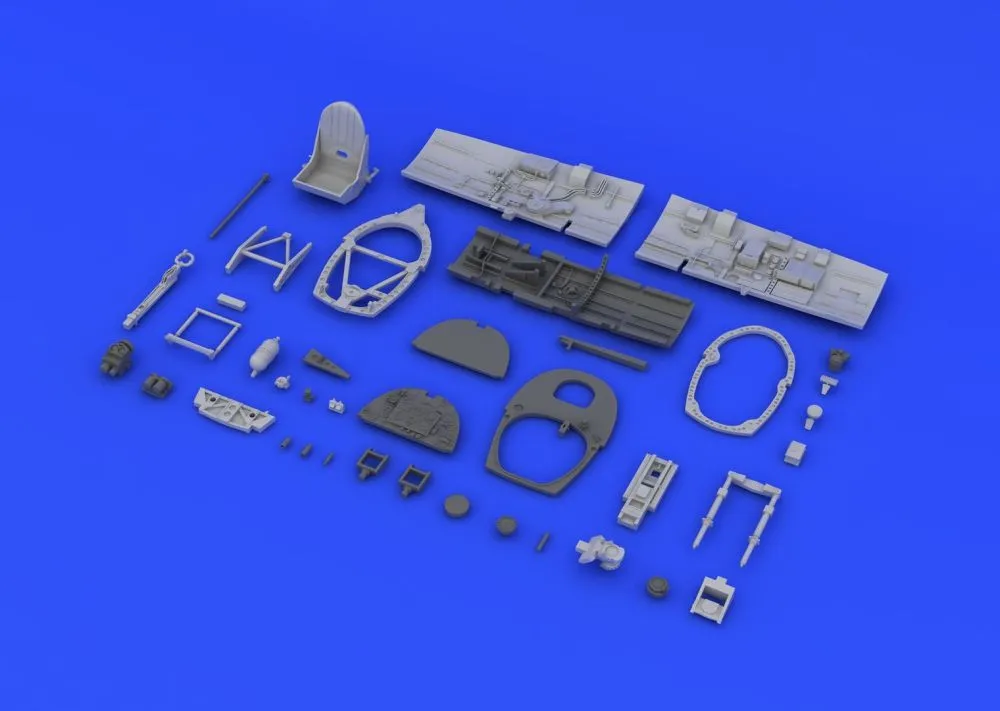 Spitfire Mk.XVI cockpit for Edurad 1:48