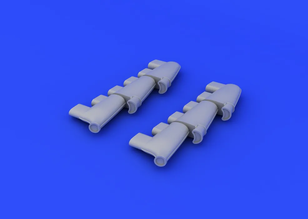 Spitfire Mk.V exhaust stacks for Airfix 1:48