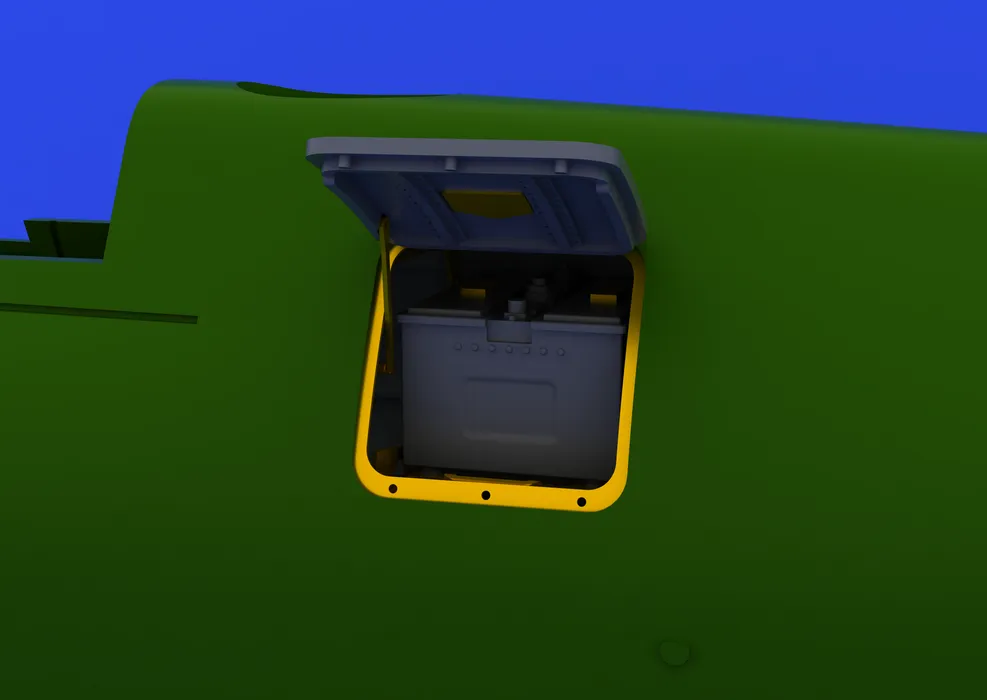 Spitfire Mk.V radio compartment for Airfix 1:48