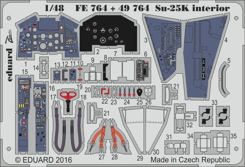 Su-25K interior für KP/ Smer 1:48