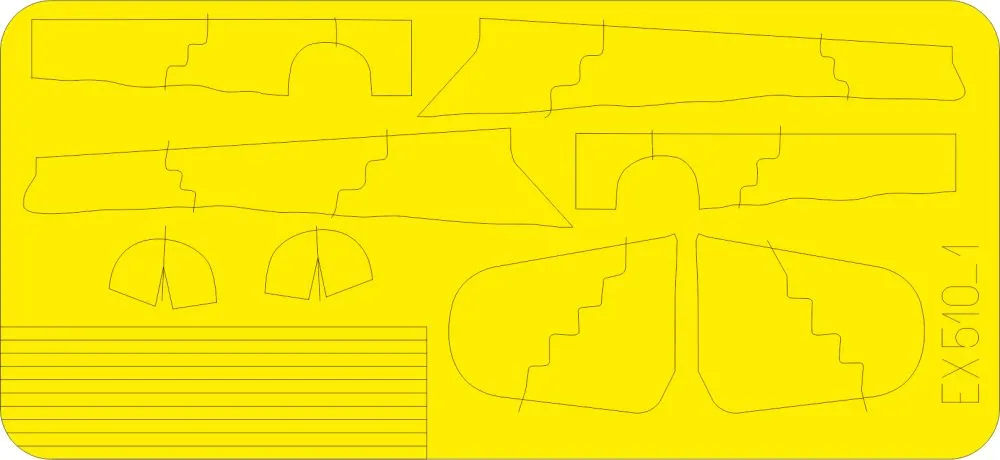 Bf 109G camo scheme mask - Erla 1:48