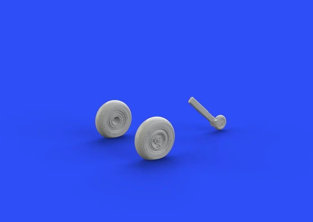 Spitfire Mk.IX wheels 4 spoke, smooth tire 1:72