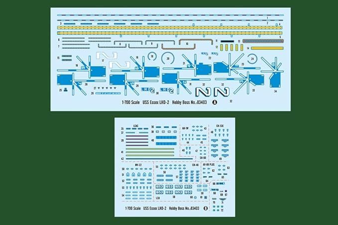 USS Essex LHD-2 1:700