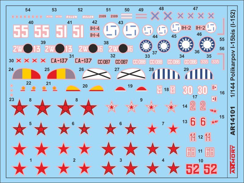 Polikarpov I-15bis 1:144
