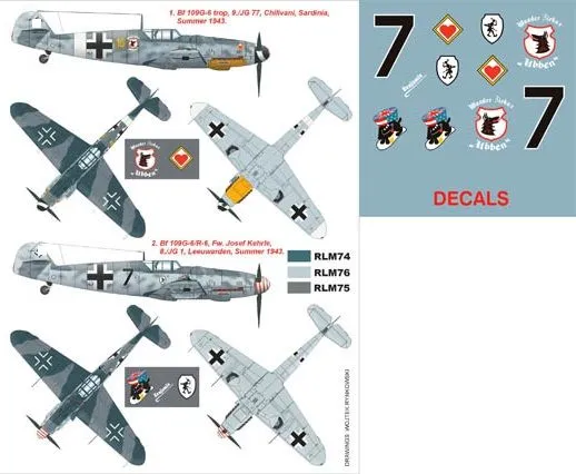 Bf 109G-6 super mask for Hasegawa P.2 1:32