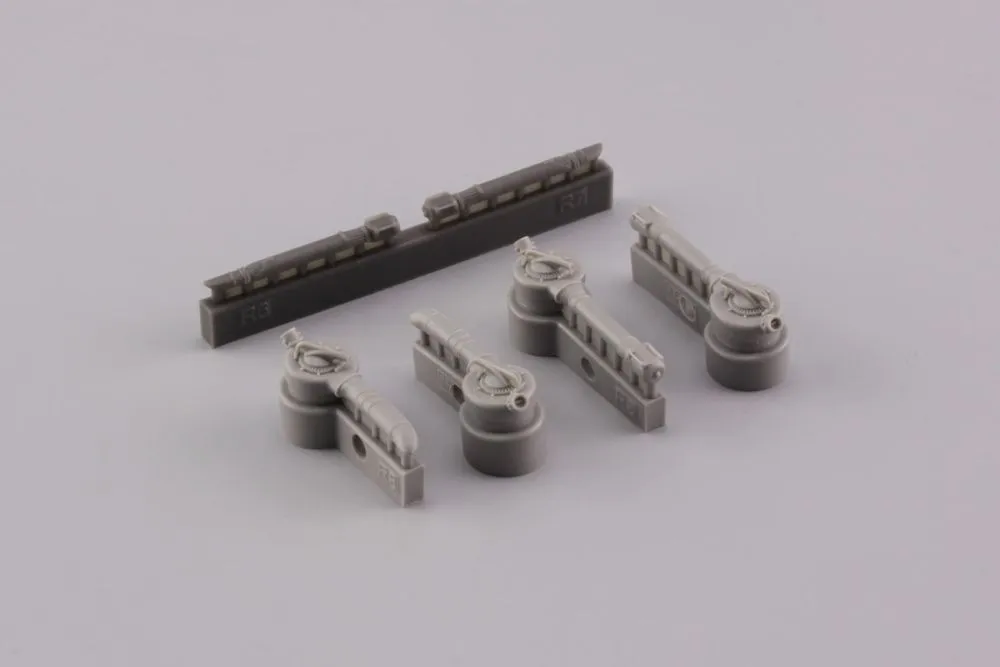 B-17G turbochargers for Airfix 1:72