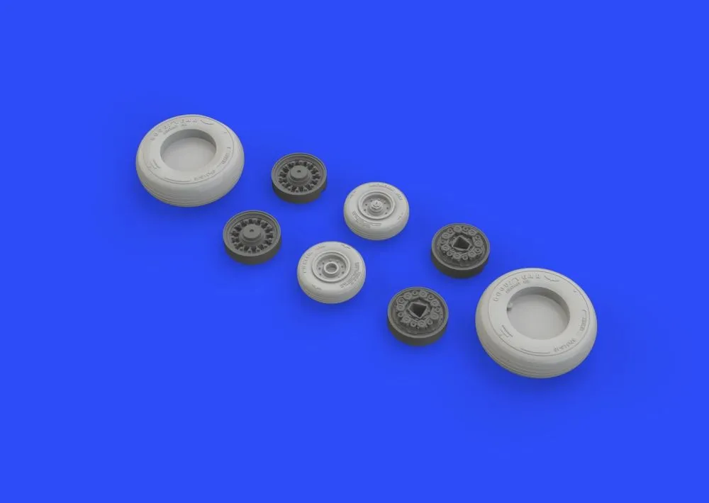 F-14A wheels late for Tamiya 1:48