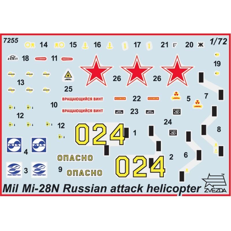 Mil Mi-28N/NE - Night Havoc 1:72